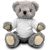 Blank Sublimation 20cm Archie Jointed Bear - White T-Shirt