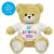 Promotional Elizabeth Teddy Bear 25cm - Printed Soft Toys - Extra Large Soft Toy - Full Colour Print as standard