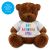 Promotional James I Brown Teddy Bear 18cm - Printed Soft Toys - Medium Soft Toy - Full Colour Print as standard