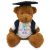 Printed Golden 18cm James Bear with a Graduation Outfit