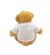 A medium sized soft toy teddy bear facing away form the camera. Can be printed with a custom design or company logo, great as a promotional item or gift